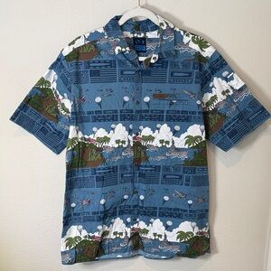 LA Police Gear 5 Branches Tactical Tiki™ Short Sleeve Button Up Shirt